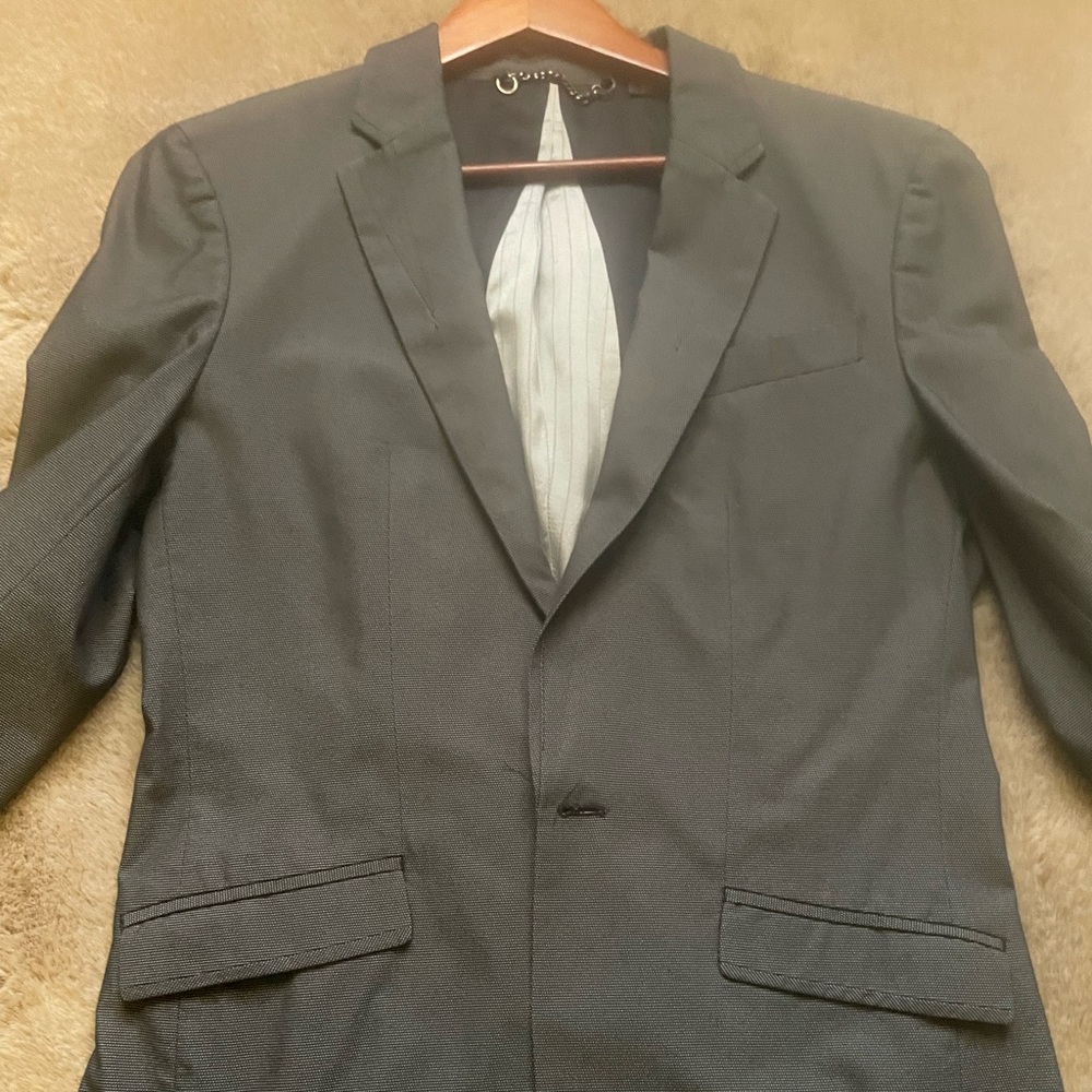 Armani Exchange Charcoal Men's Blazer